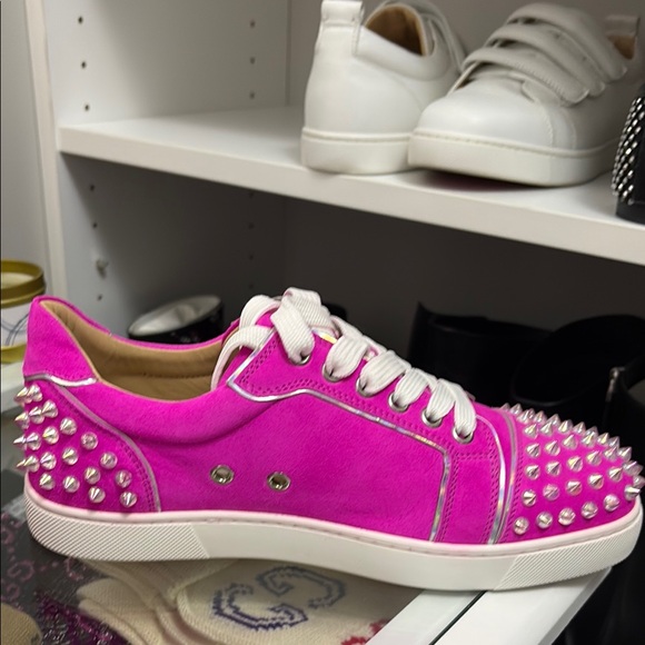 Vieira 2 veau studded sneakers - Picture 4 of 6